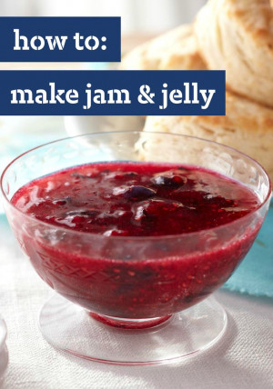 here to learn how to make jam and jelly, and you'll always have edible ...