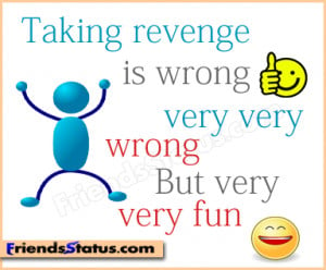 revenge fun attitude quotes image
