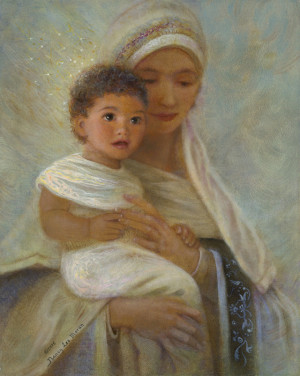 NBC 7 madonna and baby jesus painting