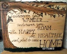 custom cabin quote wall hanging rustic décor cozy home woodburn ...