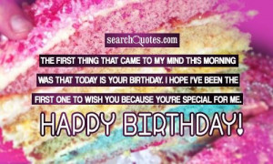 Happy Birthday Quotes & Sayings