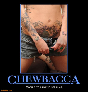chewbacca-wookie-tattoo-hell-yeah-cubby-demotivational-posters ...