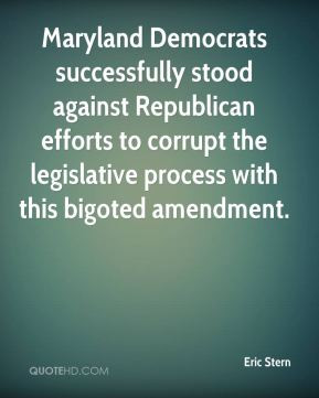 Eric Stern - Maryland Democrats successfully stood against Republican ...
