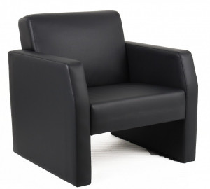 Oracle Single Seat Leather Reception Chair