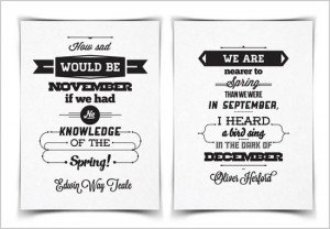 Simple Yet Elegant 2013 Black Calendar Design