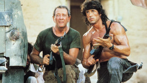 Sylvester Stallone em ' 'Rambo'' . Outra lenda da Sessão da tarde ...