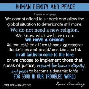 Human Dignity and Peace
