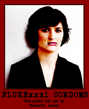 new line of SANDRA FLUKE CONDOMS could be advertised this way...