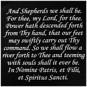 Prayer from The Boondock Saints. Best movie ever.