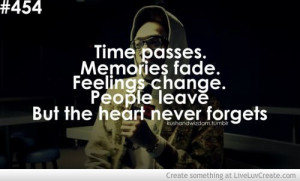 Time Passes Memories Fade