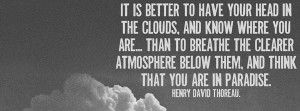 Best Head In Clouds Quote
