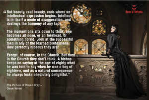 gothic quote the picture of dorian gray