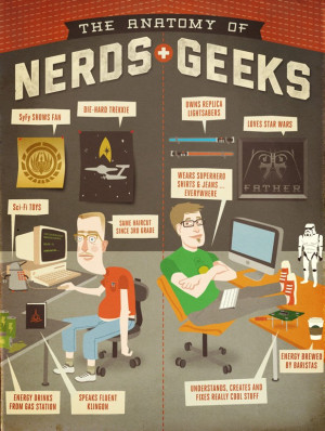 Etes-vous plutôt Nerd ou Geek ? [infographie]