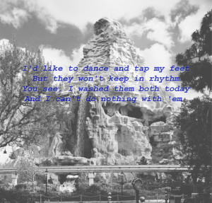 Silly Disney Quotes Over Majestic Images of Disney Parks