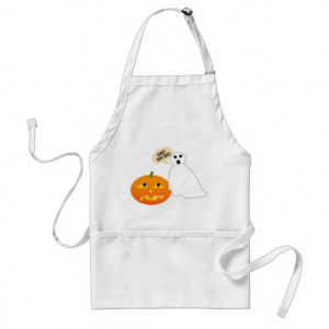 Honey Boo Boo Ghost and Pumpkin Apron