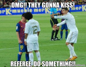 funny c ronaldo pics 9gag omg referee do something