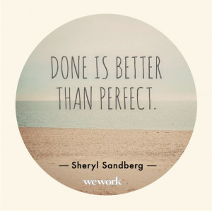 WeWork #Inspirational #Quote / Sheryl Sandberg