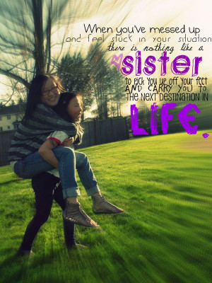 Sister Quote by n-a-photography