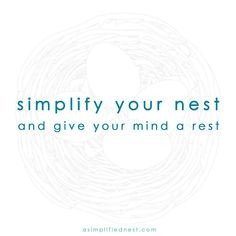 Simplify! Organizing Tips @ www.facebook.com/asimplifiednest