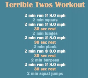 terrible twos workout