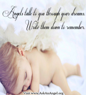 Baby Angel Quotes Angels talk to you through