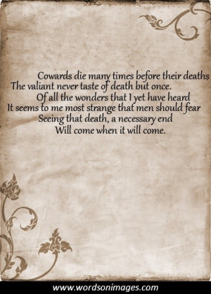 Julius Caesar William Shakespeare Quotes