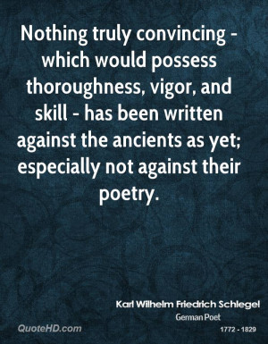 Karl Wilhelm Friedrich Schlegel Poetry Quotes