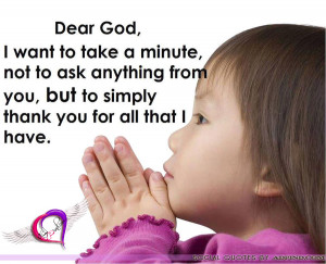 Dear God, I Want To Take A Minute, Not To Ask Anything From You, But ...