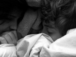 bed, boy, couple, cuddle, cuddling, cute inspiring picture on Favim ...