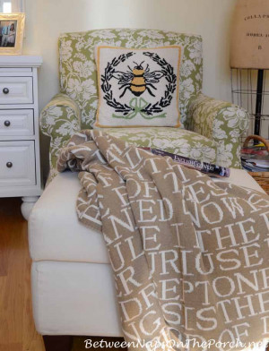 Reading Nook With Quotes Throw From Barnes & Noble