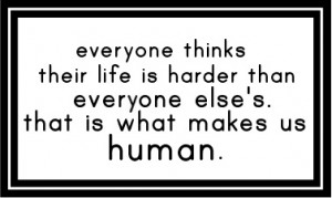 What makes us human.