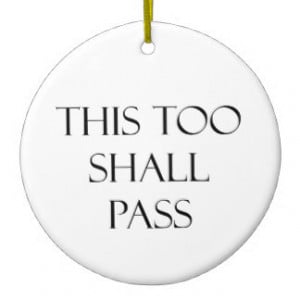 ... Quotes Strength Quote Double-Sided Ceramic Round Christmas Ornament