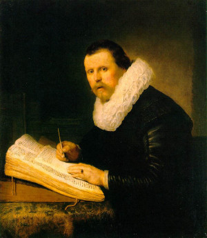 Huh? What’s that you say? (“A Scholar,” Rembrandt, 1631)