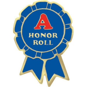 ... Student Awards >> Award Pins >> Honor Roll >> A Honor Roll Award Pin