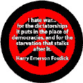 Anti War Quote Hate Bumper