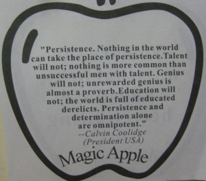 Calvin Coolidge & Persistence
