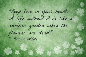 Irish poets quotes on love