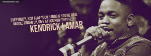 Kendrick Lamar Let Me Be Lyrics Facebook Cover