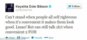 Twitter tirade: R&B singer Keyshia Cole dismissed Beyonce's new song ...