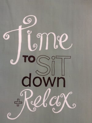 Time to sit down + relax - VT Wonen -