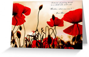 Dream of Peace - Red Poppies at Sunset by simpsonvisuals Follow