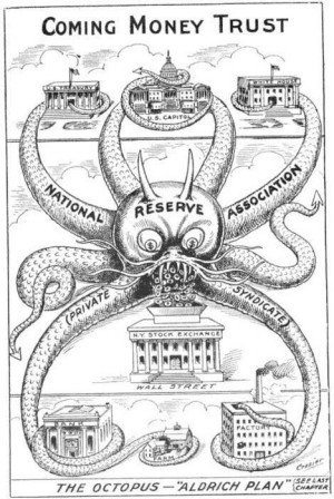 Oops! 1912 cartoon warned against creating the Fed