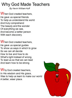 Poem For Teacher Poetry