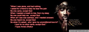 Tupac: About God Profile Facebook Covers
