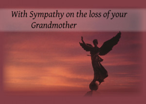 4082 Sympathy Angel Loss of Grandmother