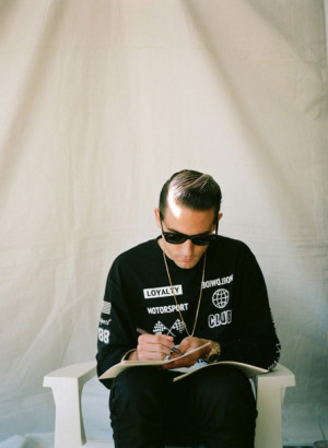 sweater g-eazy gerald lovely white black quote on it sunglasses edit ...