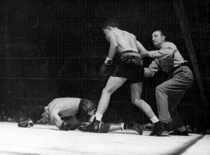 Willie Pep vs Ray Famechon...1950