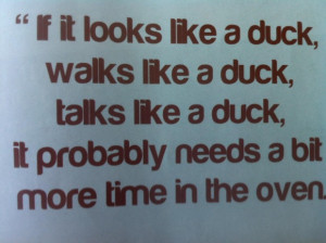 If it looks like a duck quote