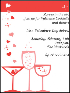 Shop our Store > Valentines Day Cocktail Invitations