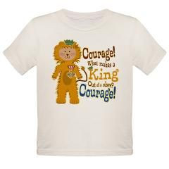 Wizard of Oz Cowardly Lion Courage Quote Organic Toddler T-Shirt $21 ...